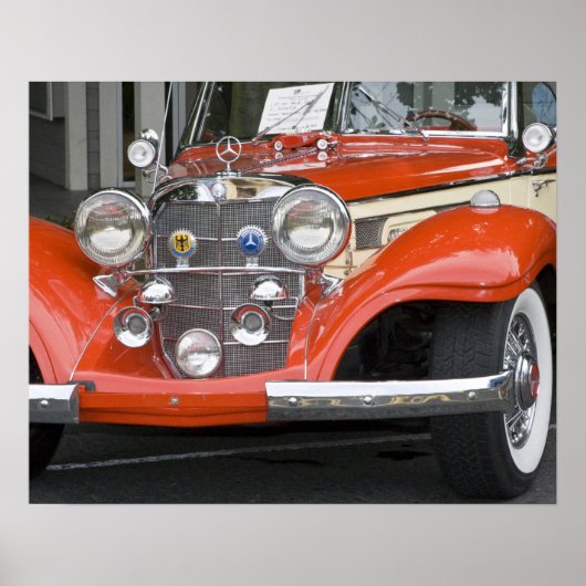 Poster VA, Seattle, automobile allemande classique. 2 (Devant)