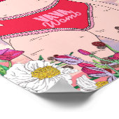 Poster Va Va Womb Plus d'auto-amour Imprimer (Coin)