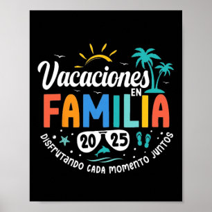 Poster Vacaciones En Familia 2025