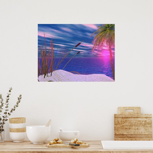 Poster Vacances (Cuisine)