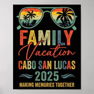 Poster Vacances à Cabo San Lucas 2025 Groupe de famille a