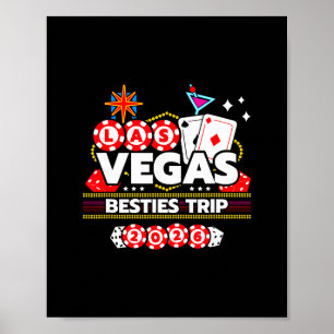 Poster Vacances à Las Vegas - Voyage entre meilleures ami