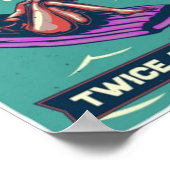 Poster Vacances amusantes vintage (Coin)