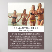 Poster Vacances Bikini, Annonce d'agent de voyage (Devant)