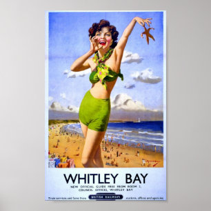 Poster Vacances britanniques vintages British Rail de