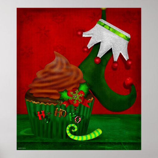 Poster Vacances Cupcake Whimsey Folk Art (Devant)