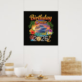 Poster Vacances d'anniversaire en croisière (Cuisine)