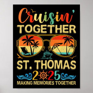 Poster Vacances de groupe assorties Cruisin Together St.t