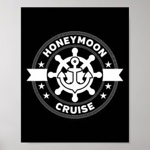 Poster Vacances de lune de miel en croisière