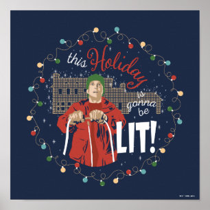 Poster Vacances de Noël Ce jour férié va être illum