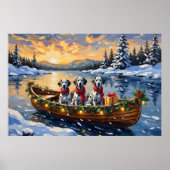 Poster Vacances de Noël en bateau dalmate (Devant)
