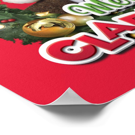 Poster Vacances de Noël | Merry Clarkmas (Coin)