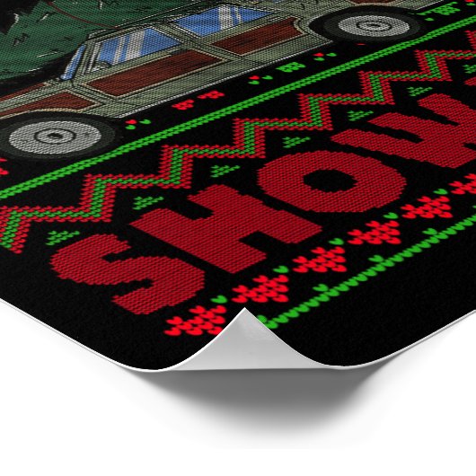 Poster Vacances de Noël Passe-toi et je te montrerai Xma (Coin)