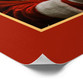 Poster Vacances de Noël Père Noël Boutique d'affaires Heu (Coin)