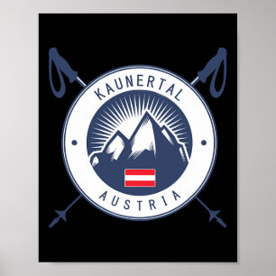 Poster Vacances de ski à Kaunertal, ski après-ski Autrich