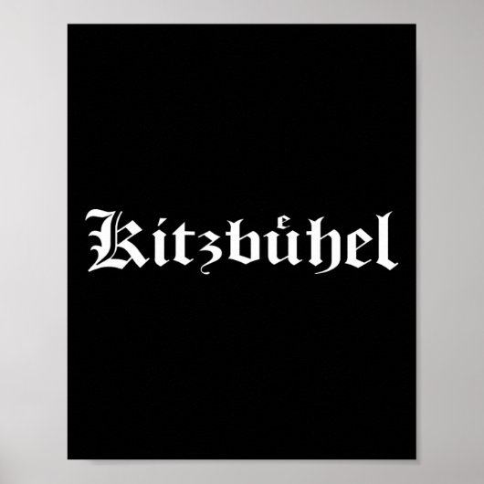 Poster Vacances de ski à Kitzbühel dans le Tyrol Autriche (Devant)