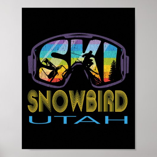 Poster Vacances de ski à Snowbird Utah (Devant)