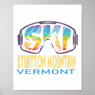 Poster Vacances de ski à Stratton Mountain Vermont 