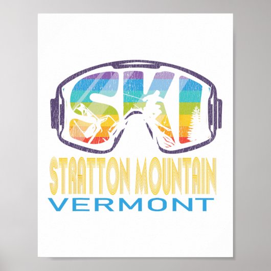 Poster Vacances de ski à Stratton Mountain Vermont  (Devant)