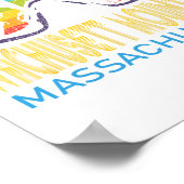 Poster Vacances de ski à Wachusett Mountain Machusetts (Coin)