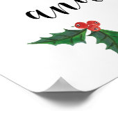 Poster vacances d'hiver choisir siège signe (Coin)