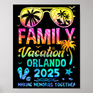 Poster Vacances en famille 2025 Orlando Matching Memories