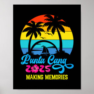 Poster Vacances en famille 2025 République dominicaine Pu