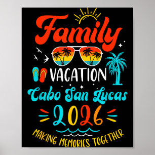 Poster Vacances en famille 2026 Cabo San Lucas Été Corres