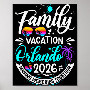 Poster Vacances en famille à Orlando 2026 Été corresponda