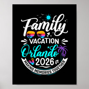 Poster Vacances en famille à Orlando 2026 Plage Vacances