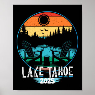 Poster Vacances en famille de randonnée en montagne et de