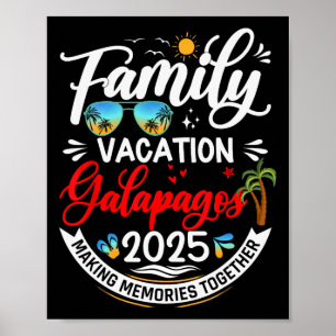 Poster Vacances en famille Galapagos 2025 Croisière Vac c