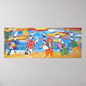 Poster Vacances en pingouin (Devant)