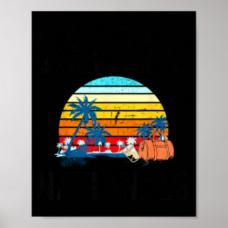 Poster Vacances est ce que nous appelons Voyage Rétro Nat