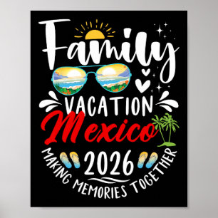 Poster Vacances familiales au Mexique 2026 Création de so
