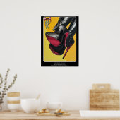 Poster 'Vacances hijinks, le goût était aigre' Peinture s (Cuisine)