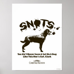 Poster Vacances Noël Snots