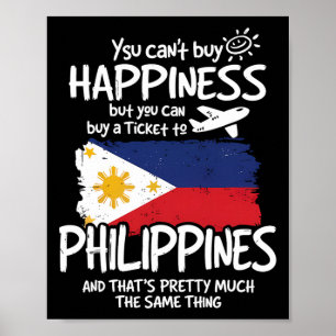 Poster Vacances Philippines Souvenir Vintage Philippin