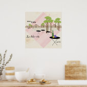 Poster Vacances Romaines Pastel Moderne (Cuisine)