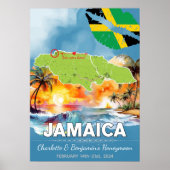 Poster Vacances romantiques en lune de miel Jamaïque Isla (Devant)