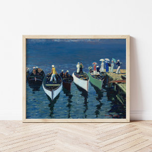 Poster Vacances sur l'Hudson George Luks