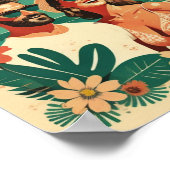 Poster Vacances vintage (Coin)