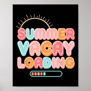 Poster Vacay d'été Chargement de vacances Hawaii Beach Fa
