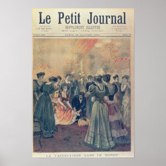 Poster Vaccination à la réception du soir (Devant)