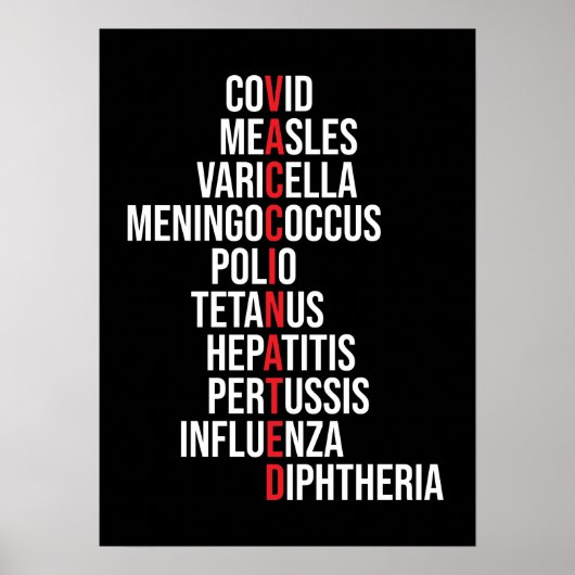 Poster Vacciné (Devant)