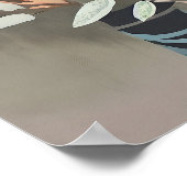 Poster Vace de l'art minimaliste feuille (Coin)