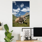 Poster Vache (Bureau à domicile)