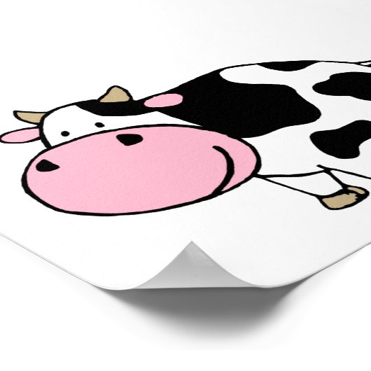 Poster Vache (Coin)