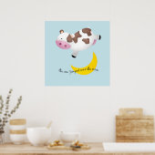 Poster Vache a sauté par dessus la Lune (Cuisine)