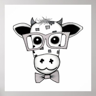 Poster Vache adorable